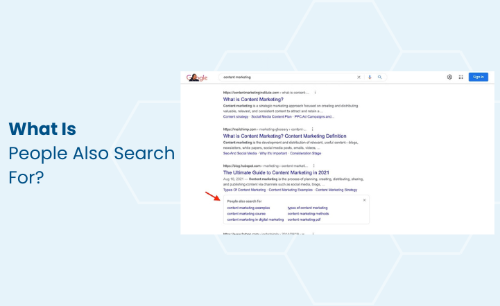 People Also Search For: Understanding Related Queries and Recommendations